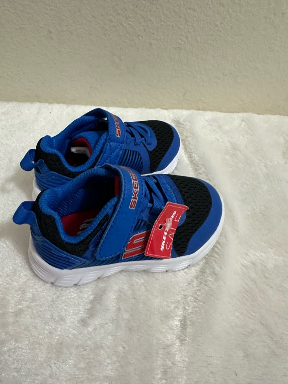 Skechers Kids Blue, Black and Red Athletic Sneakers